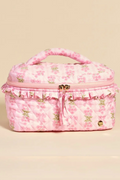Glam & Go Quilted Cosmetic Bag in Oh So Fancy Pink