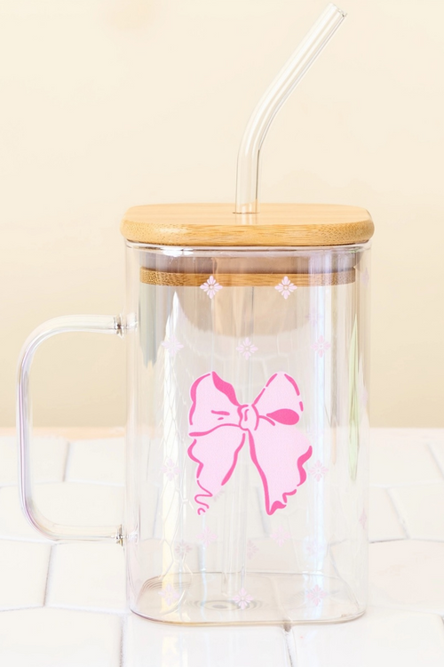 Bow Glass Cup
