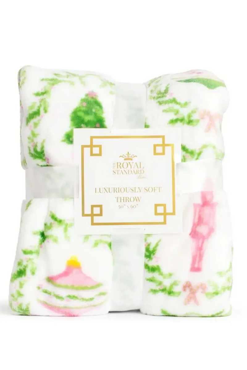 Nutcracker Trellis Throw Blanket