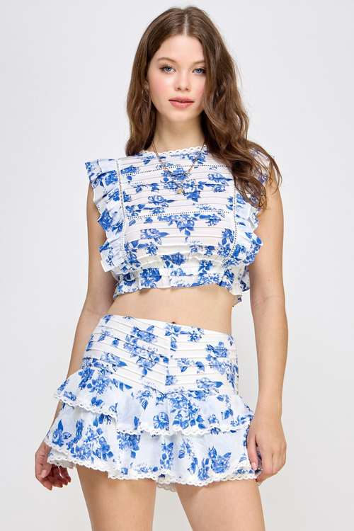 Malibu Ruffle Skort Set
