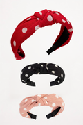 Polkadot Knot Headband