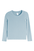 Girls Long Sleeve Ribbed Top by Suzette