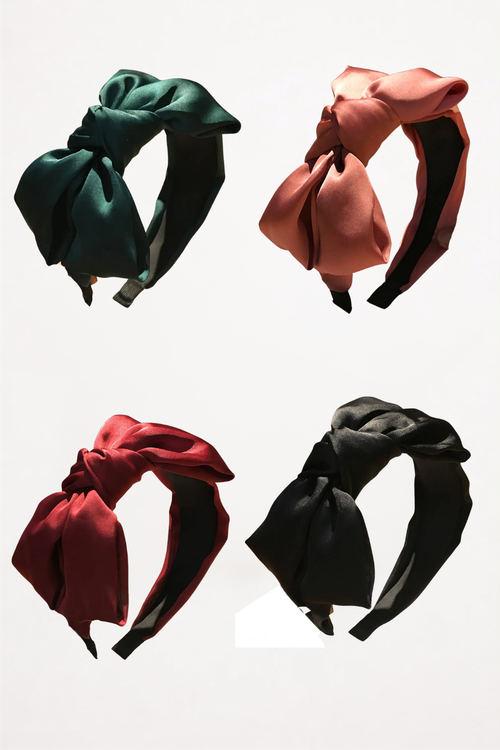 Satin Bow Headband