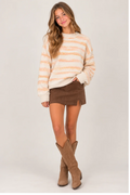 Buttercream Stripe Knit Sweater