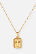 Cross Pendant Link Necklace by Elevated Faith