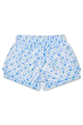 Blue Ditsy Plush Shorts by iScream