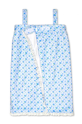 Blue Ditsy Spa Wrap by IScream