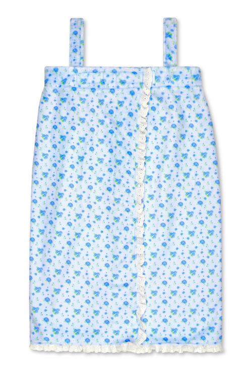 Blue Ditsy Spa Wrap by IScream