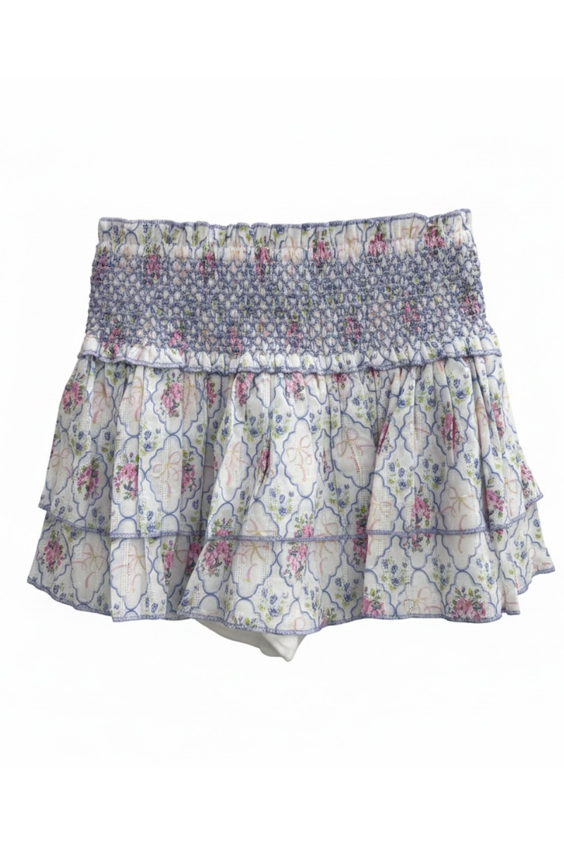Katie J NYC Girls Dominique Skort in Floral Bouquet