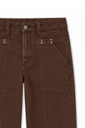 Ella Classic Straight High Rise in Mocha