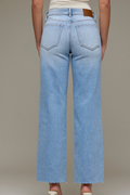 Ella Classic Straight Mid Rise Jean by HIIDDEN