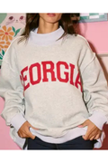 Georgia/GA Reversible Mockneck Sweatshirt