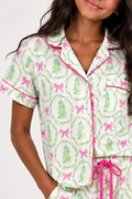 Juniors Lynn Holiday Pajama Short Set by Katie J NYC