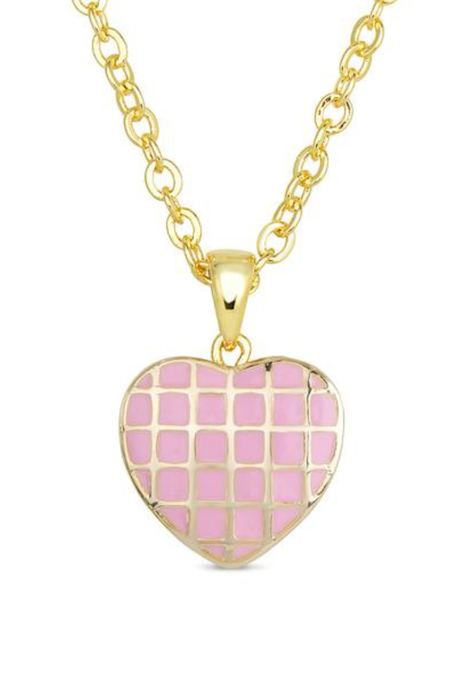 Lattice Heart Pendant by Lily Nily