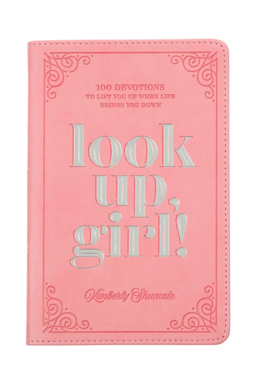 Look Up, Girl Faux Leather Devotional