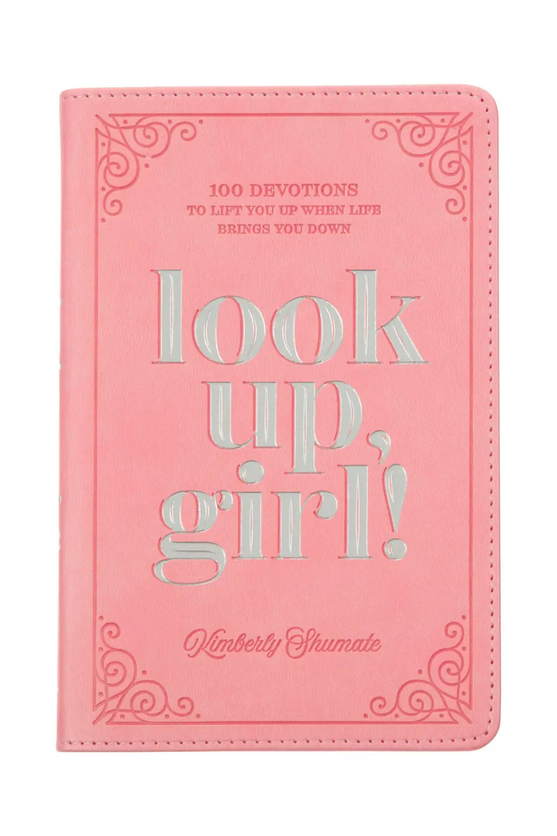 Look Up, Girl Faux Leather Devotional