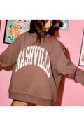 Nashville & Broadway' Reversible Mockneck Sweatshirt