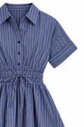 Mini Stripe Shirt Dress