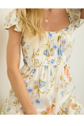 Baylor Floral Ruffle Maxi Dress