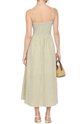 Hayden Plaid Corset Maxi Dress