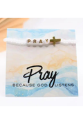 Pray Christian Cross Bracelet