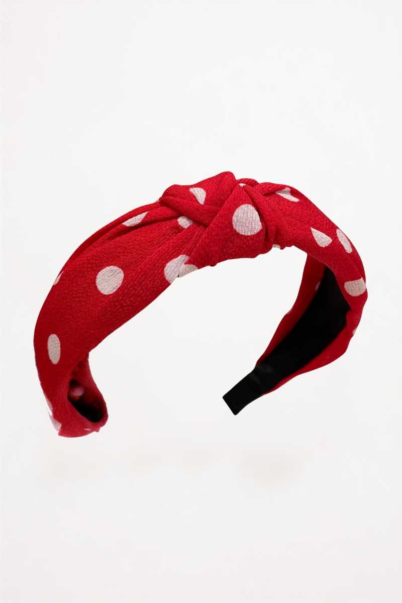 Polkadot Knot Headband