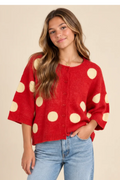 Minnie Dotted Cardigan