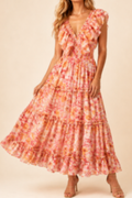 Saylor Floral Maxi Dress by RESET