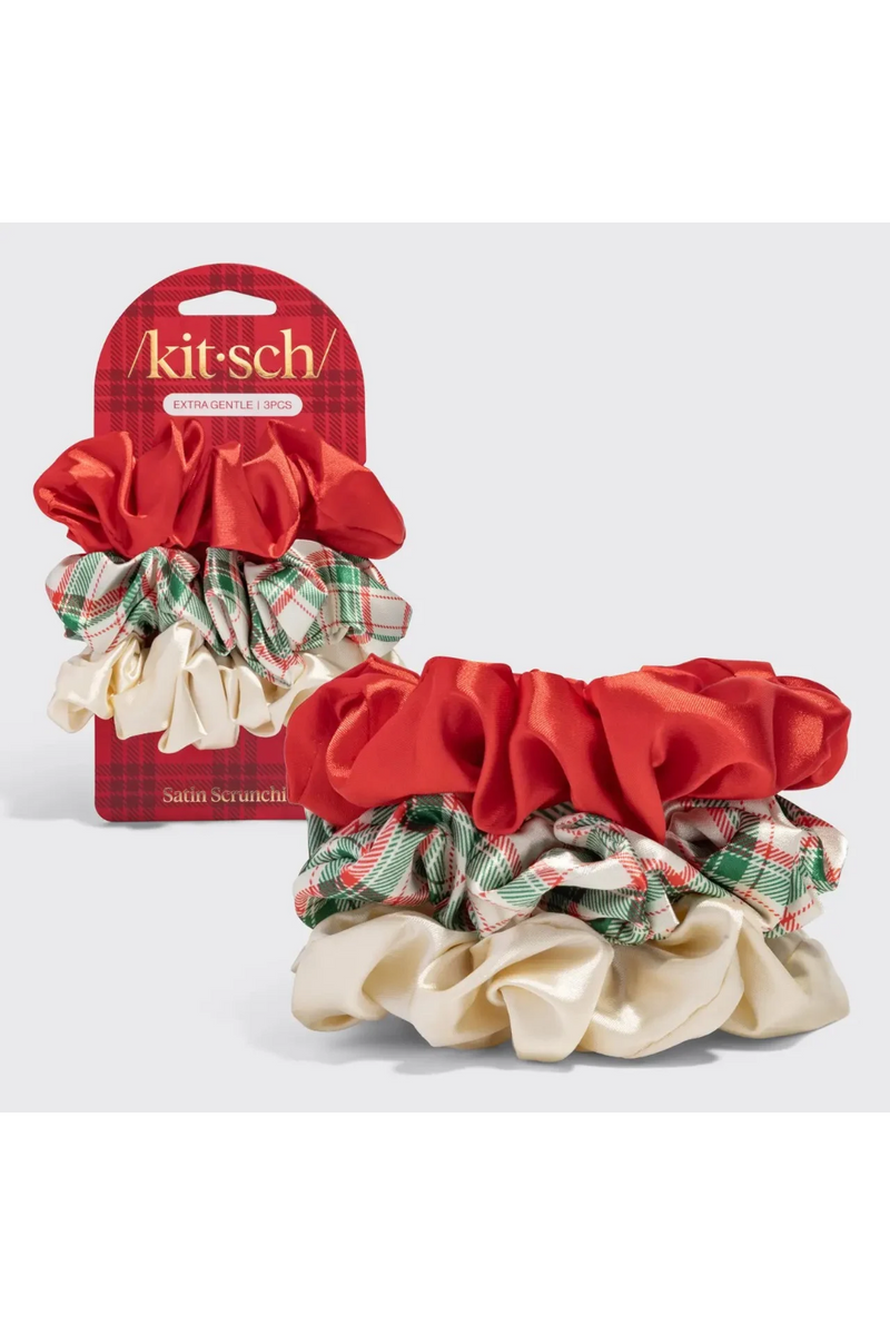 Holiday Scrunchies 3pc Set by Kitsch