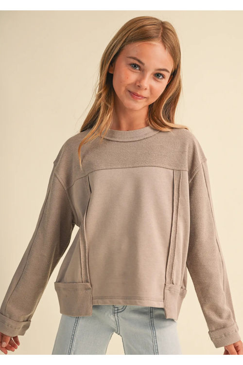 Girls Crew Neck Sweatshirt