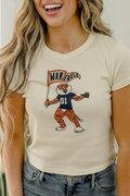Auburn Tigers Mascot Flag Cropped Tee