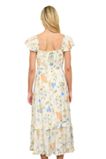 Baylor Floral Ruffle Maxi Dress