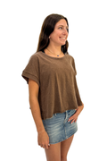 Amy Acid Wash Open Back Top
