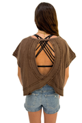 Amy Acid Wash Open Back Top