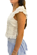 Junior Daphne Sweetheart Boho Top by Katie J