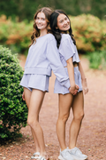 Katie J NYC Juniors Tristan Shorts in Lavender