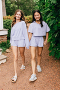 Katie J NYC Juniors Tristan Tee in Lavender