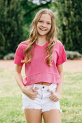 Cotton Jersey Boxy Tee by TENLY