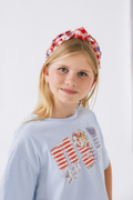 Girls USA Patchwork Applique Top by Peach Love California