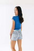 Rib Athletic Raglan Tee by Tenly