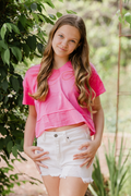 Cotton Jersey Boxy Tee by TENLY