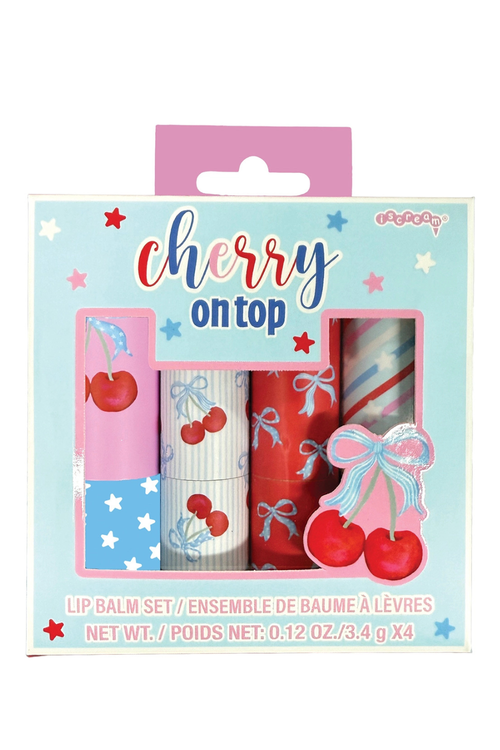 Cherry on Top Lip Balm Set by IScream