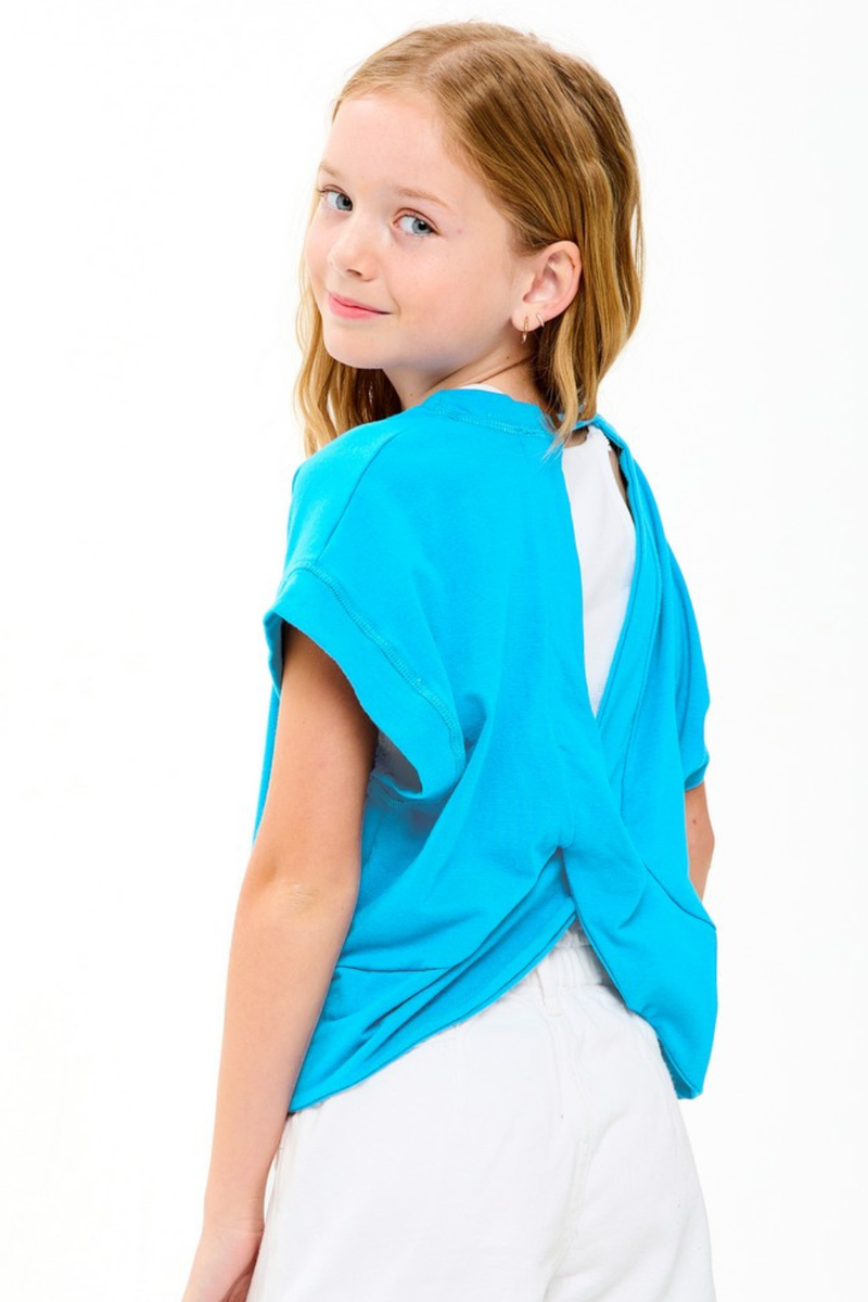 Nikki Open Back Fashion Top For Girls