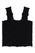 Floral Textured Tank by Suzette
