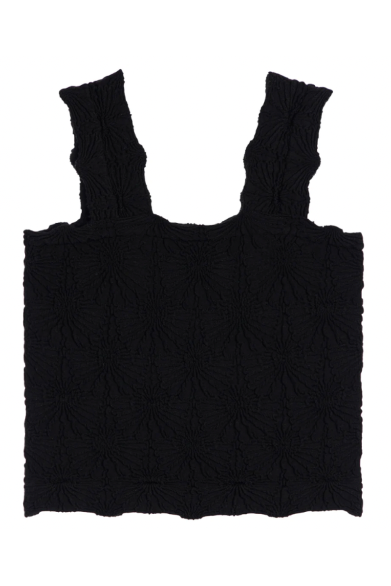 Floral Textured Tank by Suzette