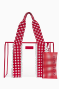 Case-Mate Cherry Gingham Jelly Tote Bag