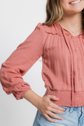 Blythe Peasant Top by Avery & Alexander