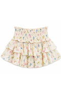 Katie J NYC Girls Bianca Skirt in Cream Tossed Floral