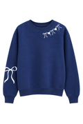 Puff Print Bow Crewneck by Vintage Havana