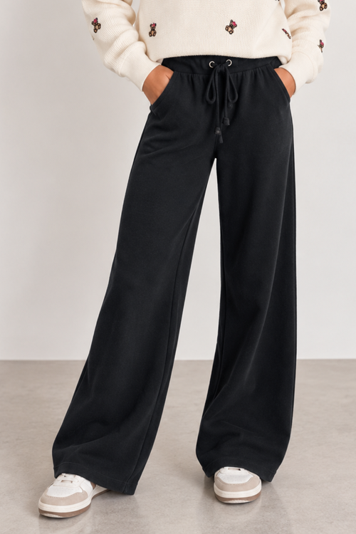 Ribbed Weekend Wide Leg Pant by Vintage Havana